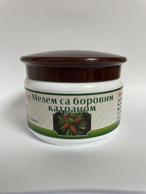 Melem sa borovim katranom