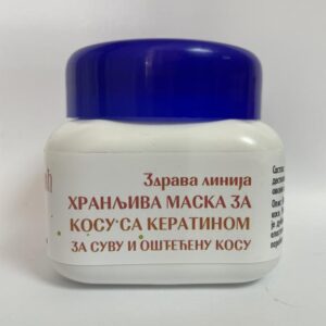 Hranljiva maska za kosu sa keratinom